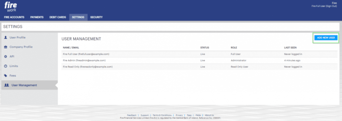 Adding an Additional Business User