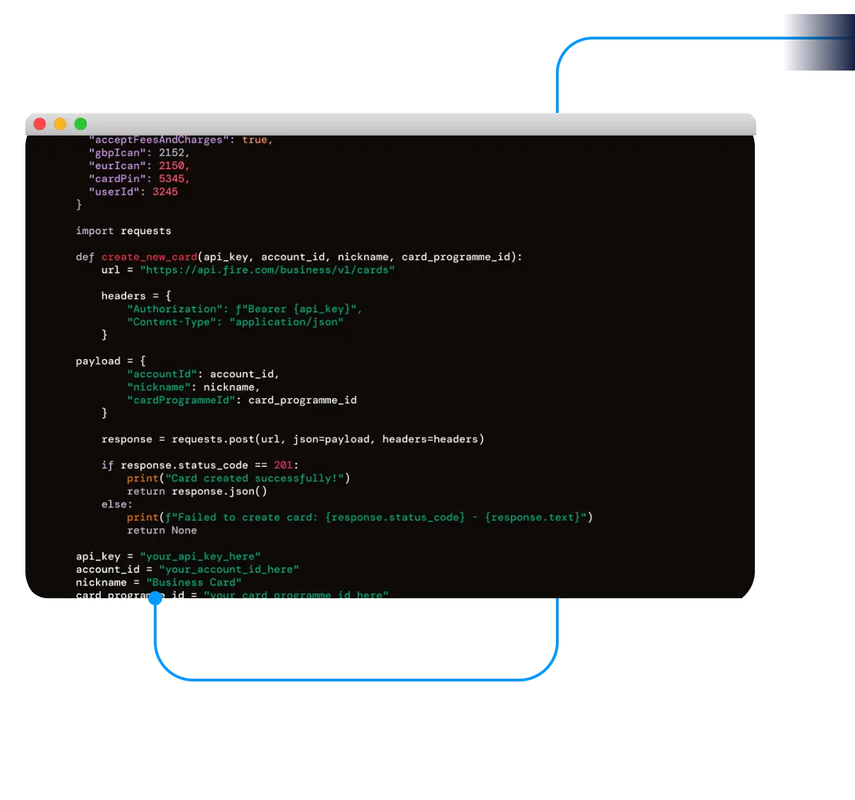 The Fire Payments API.