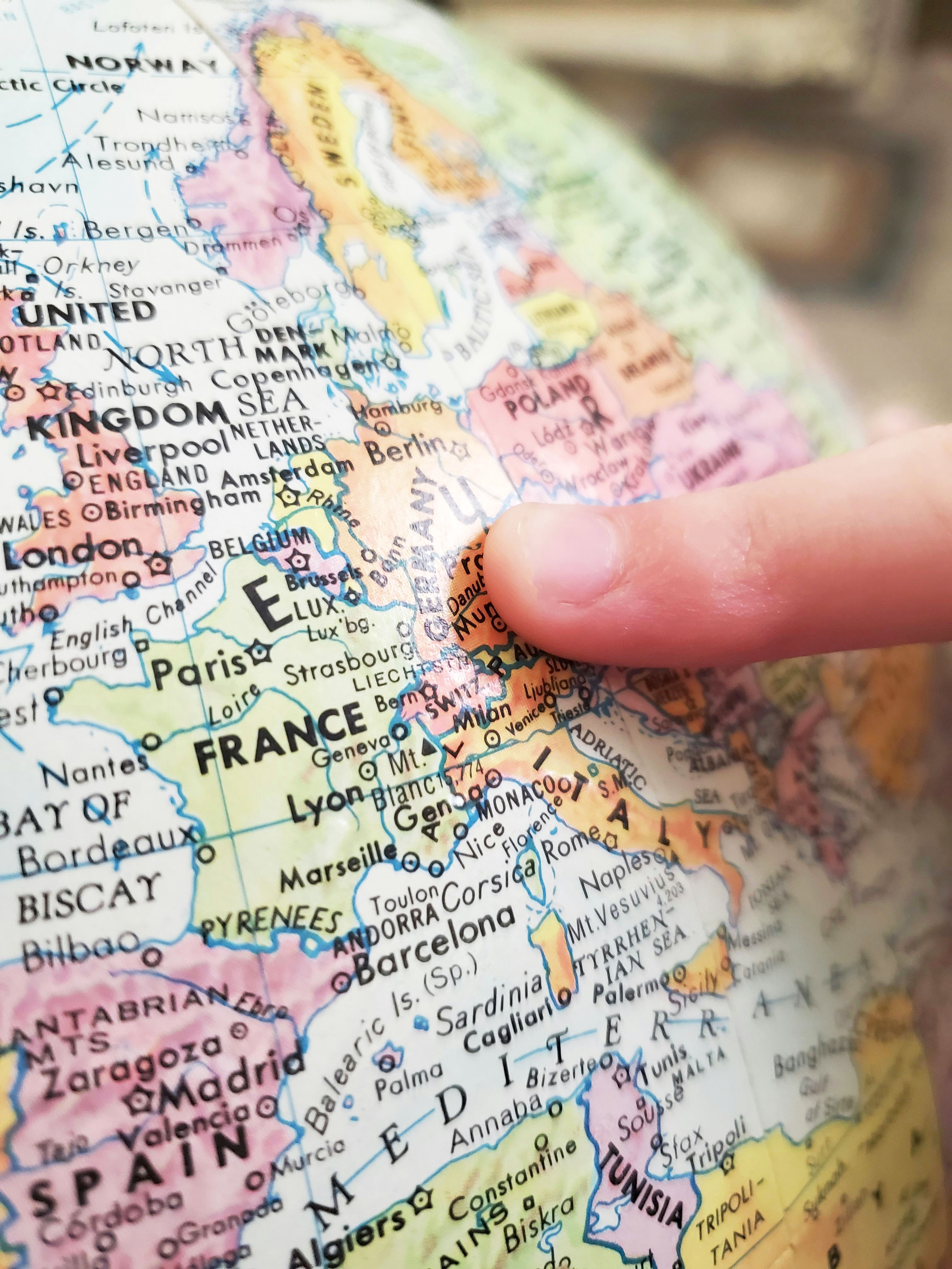 Map of Europe illustrating the cross-border scope of EU payments regulation under PSD3 and the Payment Services Regulation.